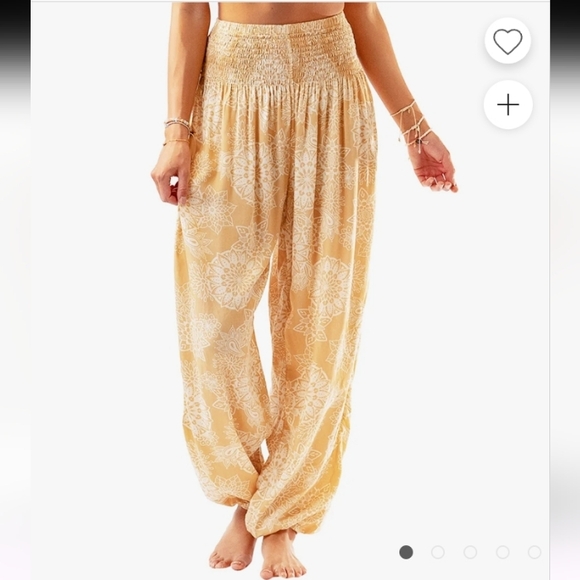 Lotus and Luna Mandala Paisley Havana Harem Pants. Size S/M - Picture 2 of 14